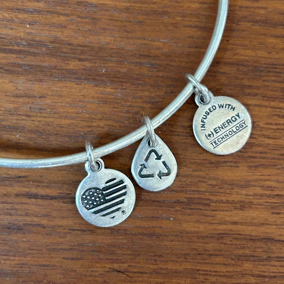 Alex and Ani Pat the Patriots Expandable Bracelet - Picture 4 of 5